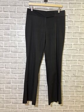 Della Spiga Italy Women's Black Tailored Straight  Trousers, size 10